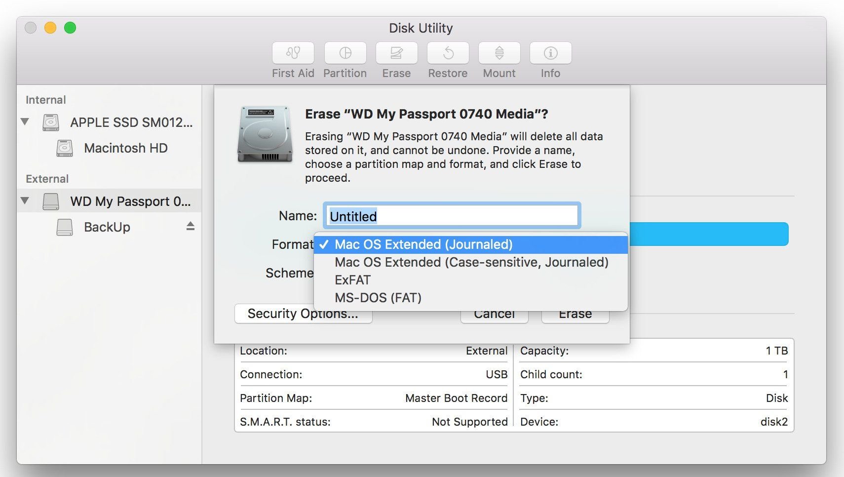 hard disk utility for mac